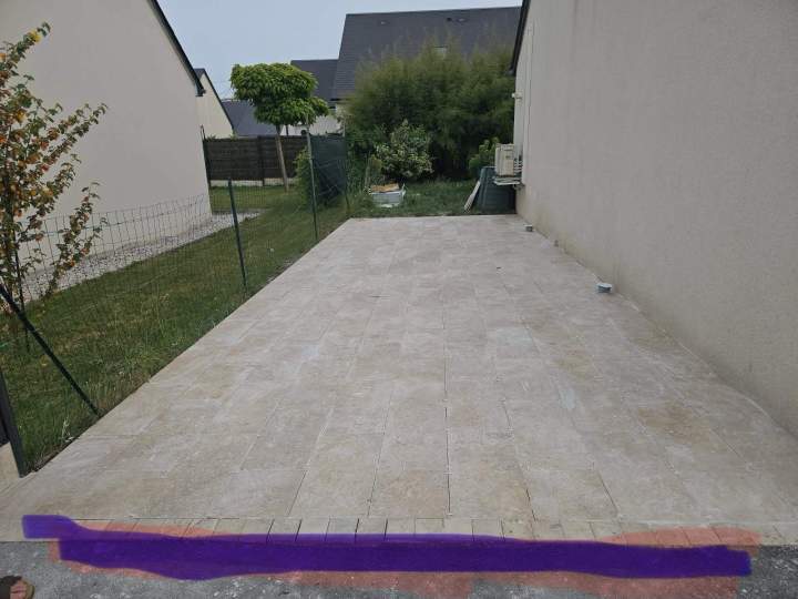 Pose de carrelage extérieur Tours